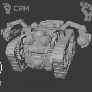 Описание картинки Karacnos Assault Tank от Studio Cockatoo по цене 4 200руб | Свободный Рынок Миниатюр - СРМ