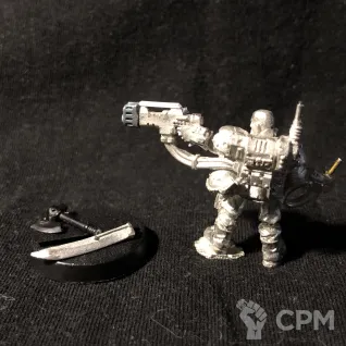 Описание картинки Kasrkin sergeant old от Old Red Goblin по цене 1 500руб | Свободный Рынок Миниатюр - СРМ