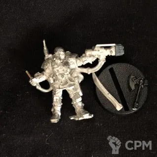 Описание картинки Kasrkin sergeant old от Old Red Goblin по цене 1 500руб | Свободный Рынок Миниатюр - СРМ