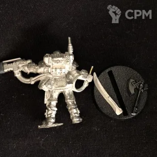 Описание картинки Kasrkin sergeant old от Old Red Goblin по цене 1 000руб | Свободный Рынок Миниатюр - СРМ