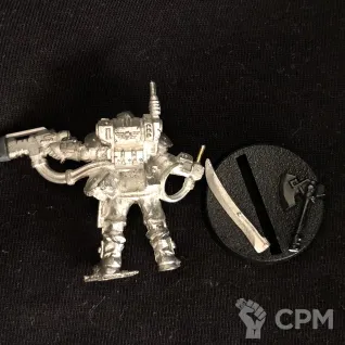 Описание картинки Kasrkin sergeant old от Old Red Goblin по цене 1 500руб | Свободный Рынок Миниатюр - СРМ