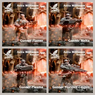 Описание картинки Kasrkin Kill Team от Asterisk Print по цене 1 600руб | Свободный Рынок Миниатюр - СРМ