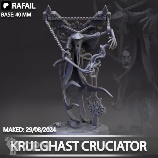 Описание картинки Krulghast Cruciator от Naggaroth Night по цене 800руб | Свободный Рынок Миниатюр - СРМ