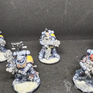 Описание картинки 20  Intercessor и 20 Hellblaster литье от Wolf по цене 3 000руб | Свободный Рынок Миниатюр - СРМ