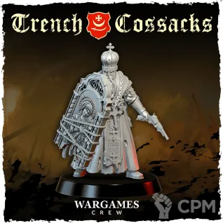 Описание картинки TRENCH CHAPLAIN (TRENCH CLERIC) - Trench Crusade от Critical Print по цене 290руб | Свободный Рынок Миниатюр - СРМ