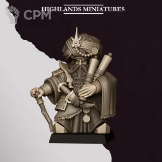 Описание картинки Chaos Dwarfs/Marduk Sorcerer от Barduck Miniatures по цене 259руб | Свободный Рынок Миниатюр - СРМ