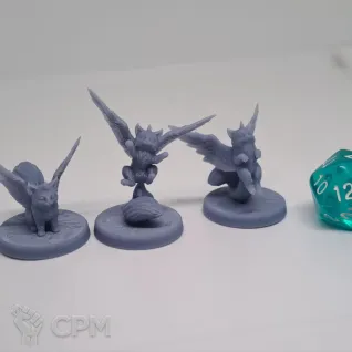 Описание картинки Котики с крылышками от 3D печать у Мишани по цене 250руб | Свободный Рынок Миниатюр - СРМ