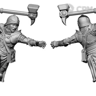 Описание картинки Sisters of Sigmar - Sister #2 от 3Д печать миниатюр по цене 301руб | Свободный Рынок Миниатюр - СРМ