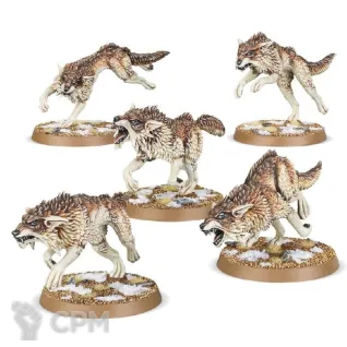 Описание картинки Fenrisian Wolves 5шт от Knight of Light по цене 450руб | Свободный Рынок Миниатюр - СРМ
