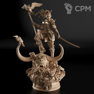 Описание картинки Urara Samurai Warrior Фигурка от GAS3TXD  по цене 5 600руб | Свободный Рынок Миниатюр - СРМ
