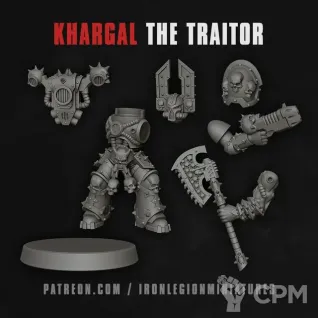 Описание картинки Khargal the Traitor от GBguardian по цене 150руб | Свободный Рынок Миниатюр - СРМ