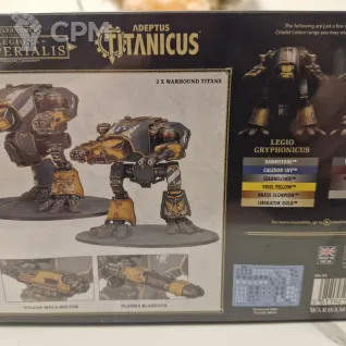 Описание картинки Warhound Scout Titans With Turbo laser destructors and vulcan mega bolters от User33690 по цене 6 000руб | Свободный Рынок Миниатюр - СРМ