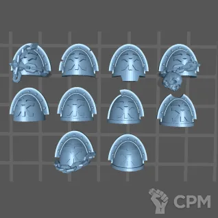 Описание картинки Khorne berzerker x5 от 3Д печать миниатюр по цене 1 760руб | Свободный Рынок Миниатюр - СРМ