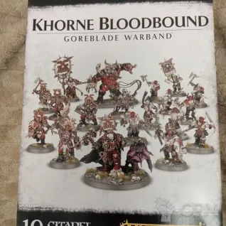Описание картинки Khorne bloodbound от fillander по цене 11 000руб | Свободный Рынок Миниатюр - СРМ