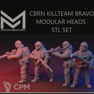 Описание картинки CBRN Killteam BRAVO от Manufactorum76 по цене 600руб | Свободный Рынок Миниатюр - СРМ