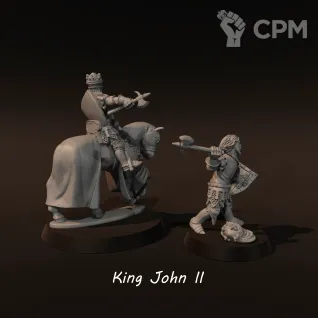 Описание картинки King John от Recruiter по цене 450руб | Свободный Рынок Миниатюр - СРМ