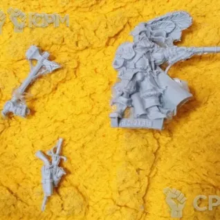 Описание картинки Captain of The Empire with Hammer &amp; Pistol от Xero по цене 500руб | Свободный Рынок Миниатюр - СРМ