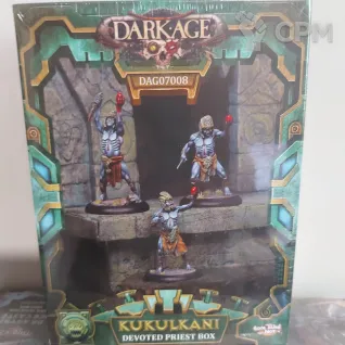 Описание картинки Kukulkani Devoted Priests Unit Box (3) коробка не вскрыта от V130177@mail.ru по цене 1 200руб | Свободный Рынок Миниатюр - СРМ
