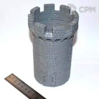 Описание картинки Рамка Большая Круглая Башня Castlecraft от Soul Dark по цене 270руб | Свободный Рынок Миниатюр - СРМ