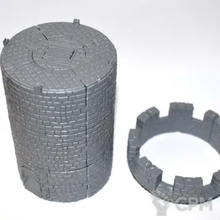 Описание картинки Рамка Большая Круглая Башня Castlecraft от Soul Dark по цене 270руб | Свободный Рынок Миниатюр - СРМ