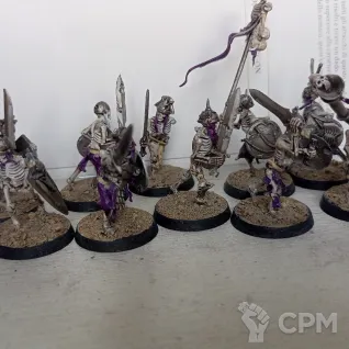 Описание картинки Deathrattle skeletons x10 (старый скульпт) от Darcus по цене 1 500руб | Свободный Рынок Миниатюр - СРМ