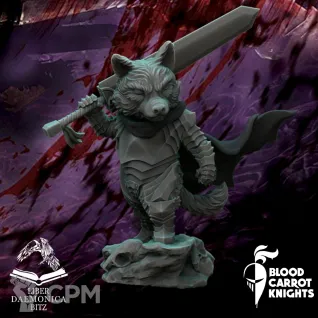 Описание картинки Гатс | Коллекционная миниатюра 70 мм от Blood Carrot Knights по цене 1 450руб | Свободный Рынок Миниатюр - СРМ