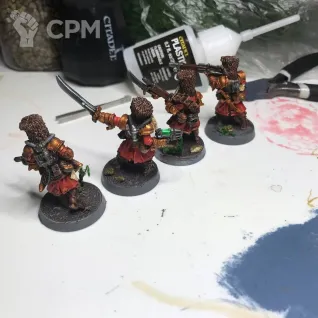 Описание картинки Vostroyan Guardsmen 6 от Stark Foundry по цене 310руб | Свободный Рынок Миниатюр - СРМ