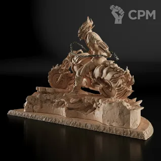 Описание картинки Ghost Rider Фигурка (Marvel) от GAS3TXD  по цене 5 300руб | Свободный Рынок Миниатюр - СРМ