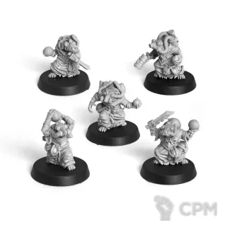Описание картинки 5x Globe Throwers от Punga Miniatures по цене 1 750руб | Свободный Рынок Миниатюр - СРМ