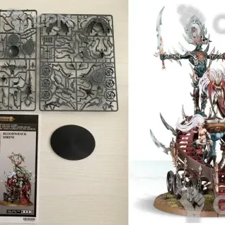 Описание картинки Slaughter Queen on Cauldron of Blood / Bloodwrack Shrine от zurdo по цене 8 000руб | Свободный Рынок Миниатюр - СРМ