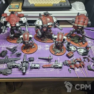 Описание картинки Imperial Knights army от Roman Ivanov по цене 38 000руб | Свободный Рынок Миниатюр - СРМ