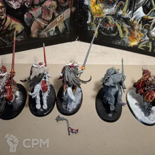 Описание картинки Chaos Knights/Рыцари Хаоса от HeresyMasterKarn по цене 2 700руб | Свободный Рынок Миниатюр - СРМ