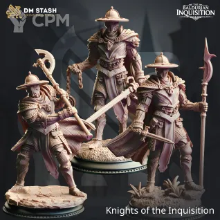 Описание картинки Knights of the Inquisition от PocketSized Prints по цене 800руб | Свободный Рынок Миниатюр - СРМ