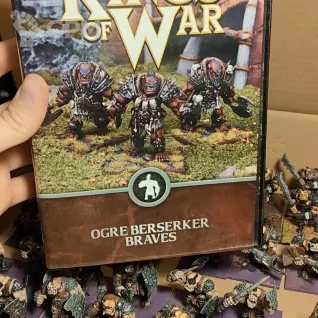 Описание картинки Стартер огров, Kings of war, Mantic Games от  по цене 5 000руб | Свободный Рынок Миниатюр - СРМ