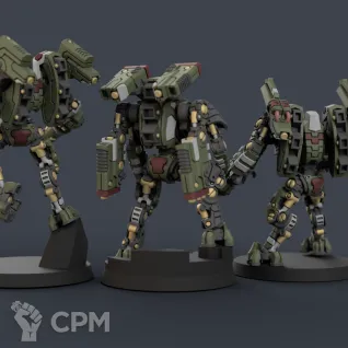 Описание картинки XV8 CRISIS BATTLESUITS от Kapers Point по цене 441руб | Свободный Рынок Миниатюр - СРМ
