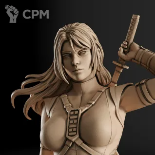 Описание картинки Snake Eyes Female Фигурка (G.I. Joe) от GAS3TXD  по цене 3 900руб | Свободный Рынок Миниатюр - СРМ