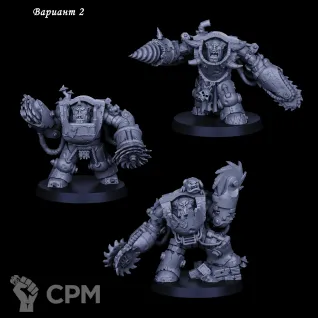 Описание картинки Набор миниатюр Orks "Meznobz", Meganobz от Brother Ork по цене 1 740руб | Свободный Рынок Миниатюр - СРМ