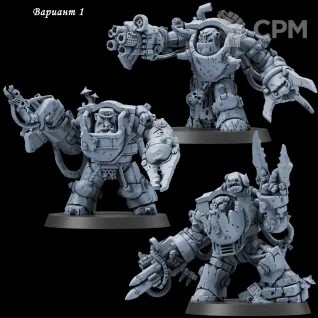 Описание картинки Набор миниатюр Orks "Meznobz", Meganobz от Brother Ork по цене 1 740руб | Свободный Рынок Миниатюр - СРМ