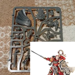 Описание картинки Captain with Relic Shield, Armageddon от Katarag по цене 1 700руб | Свободный Рынок Миниатюр - СРМ