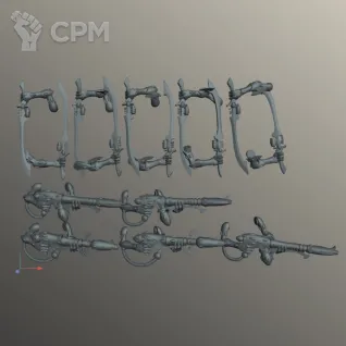 Описание картинки Призрачный страж | Wraithblades/Wraithguard от W1L50n по цене 1 100руб | Свободный Рынок Миниатюр - СРМ