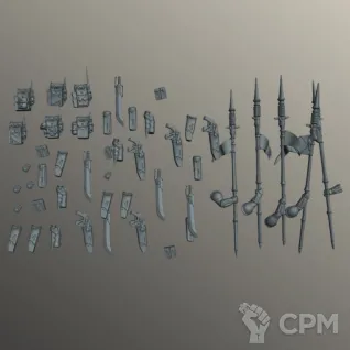 Описание картинки Всадники смерти | Death Riders от W1L50n по цене 1 000руб | Свободный Рынок Миниатюр - СРМ