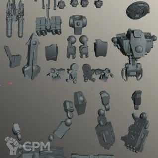 Описание картинки Боевой Костюм XV88 | XV88 Broadside Battlesuit от W1L50n по цене 700руб | Свободный Рынок Миниатюр - СРМ