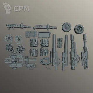 Описание картинки Полевая артиллерийская батарея | Field Ordnance Battery от W1L50n по цене 1 000руб | Свободный Рынок Миниатюр - СРМ