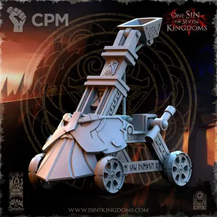 Описание картинки Catapult от Naggaroth Night по цене 1 500руб | Свободный Рынок Миниатюр - СРМ