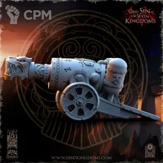 Описание картинки Flamebreath Cannon от Naggaroth Night по цене 1 300руб | Свободный Рынок Миниатюр - СРМ