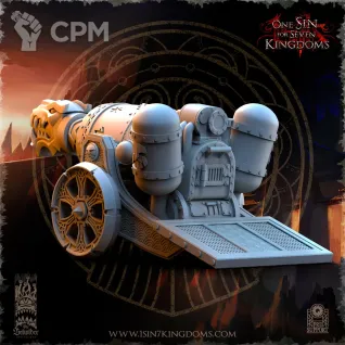 Описание картинки Flamebreath Cannon от Naggaroth Night по цене 1 300руб | Свободный Рынок Миниатюр - СРМ