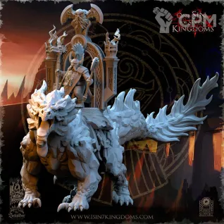 Описание картинки Volcanic Beast от Naggaroth Night по цене 6 500руб | Свободный Рынок Миниатюр - СРМ