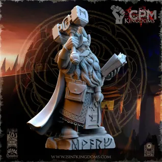 Описание картинки Kromnir, Rune Scryer от Naggaroth Night по цене 300руб | Свободный Рынок Миниатюр - СРМ