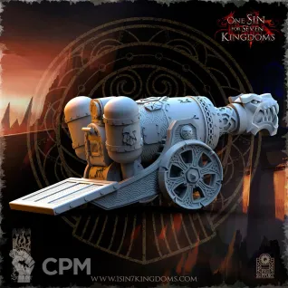 Описание картинки Flamebreath Cannon от Naggaroth Night по цене 1 300руб | Свободный Рынок Миниатюр - СРМ