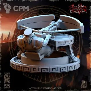 Описание картинки Iron Spitter Ballista от Naggaroth Night по цене 1 500руб | Свободный Рынок Миниатюр - СРМ
